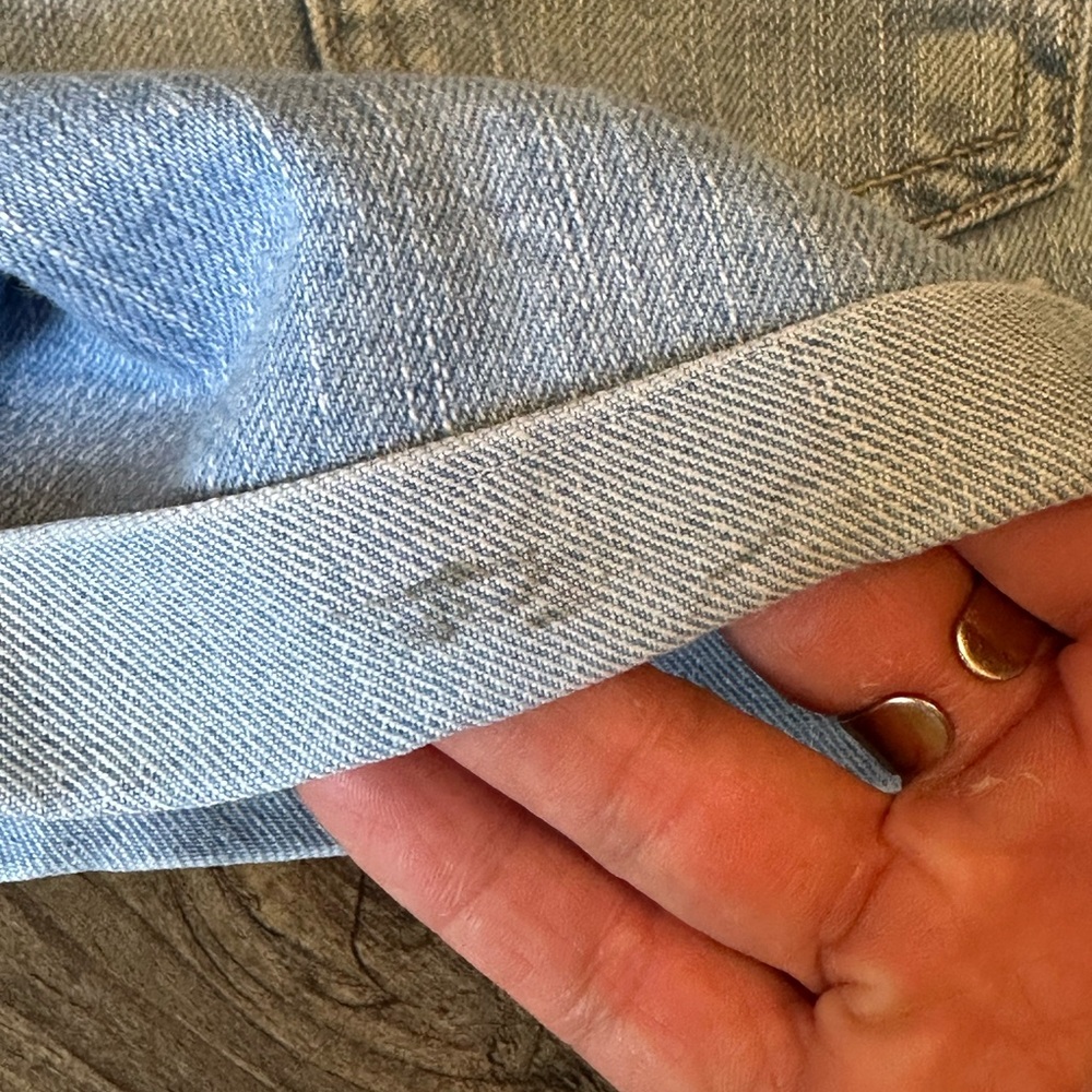 Place Light Blue Denim Shorts - Picture 4 of 4